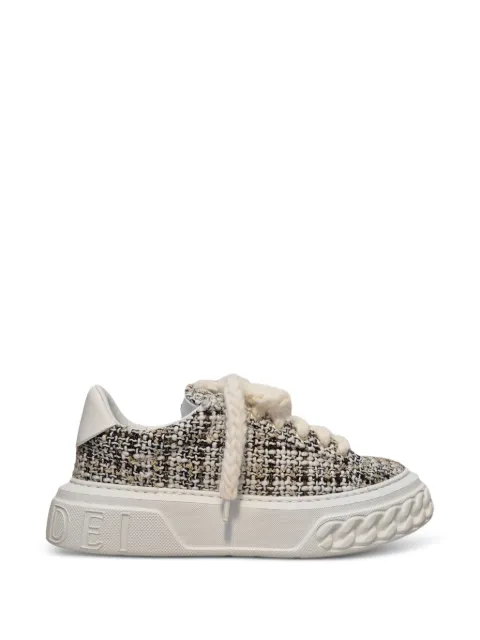 Casadei Off Road tweed-effect chunky-sole sneakers