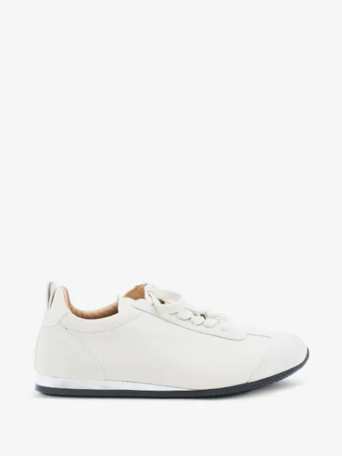 Uma Wang suede-panelled lace-up sneakers