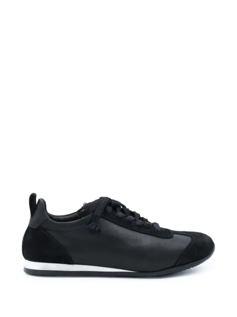 Uma Wang suede-panelled lace-up sneakers