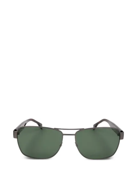 BOSS tortoiseshell-effect double-bridge sunglasses