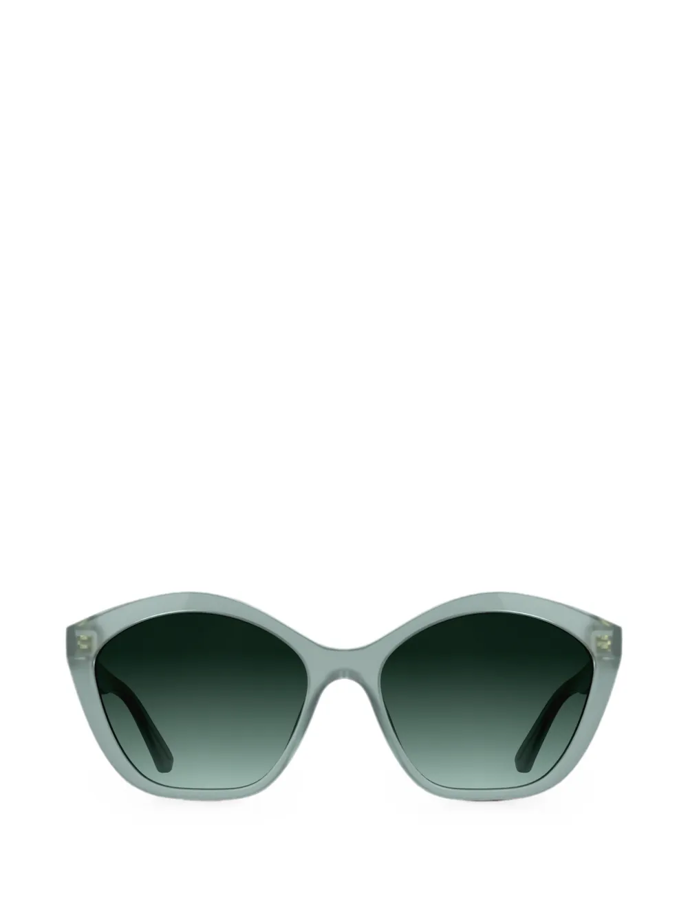Karl Lagerfeld Sonnenbrille mit geometrischem Gestell - Grün