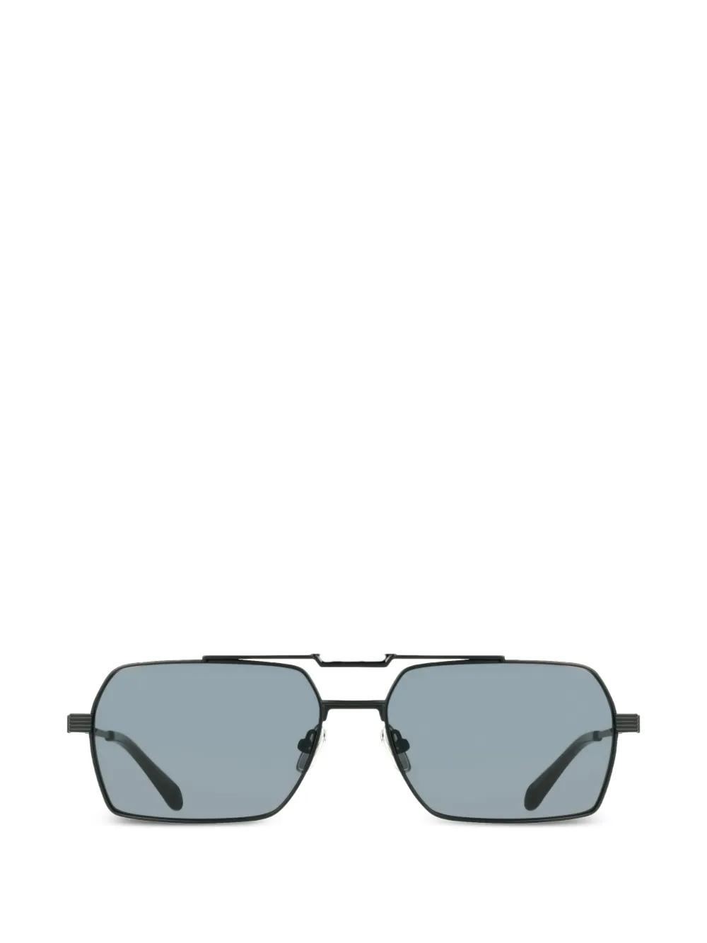 Ferragamo Eyewear Occhiali da sole geometrici - Nero