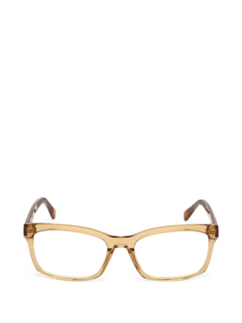 GUESS EYEWEAR logo-plaque rectangle-frame glasses