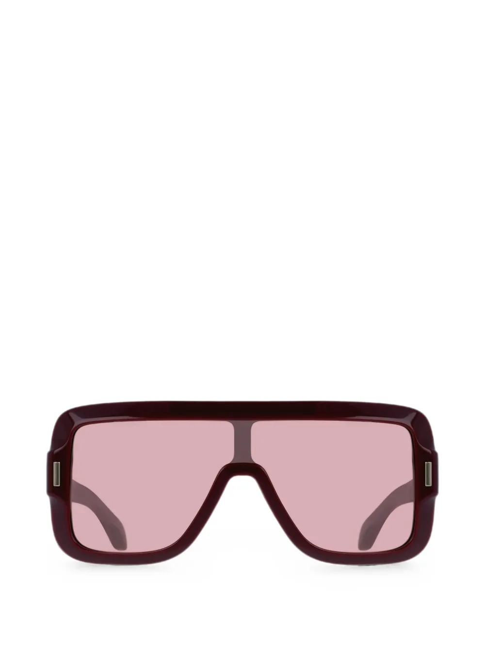 Ferragamo geometric-frame sunglasses - Rosso