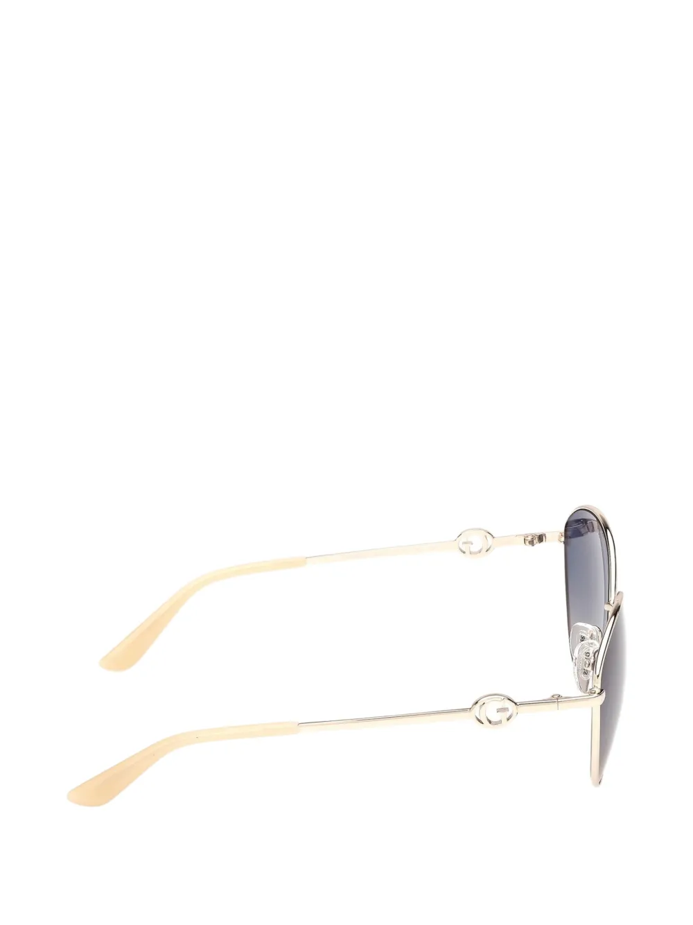 GUESS EYEWEAR Zonnebril met cat-eye montuur Goud
