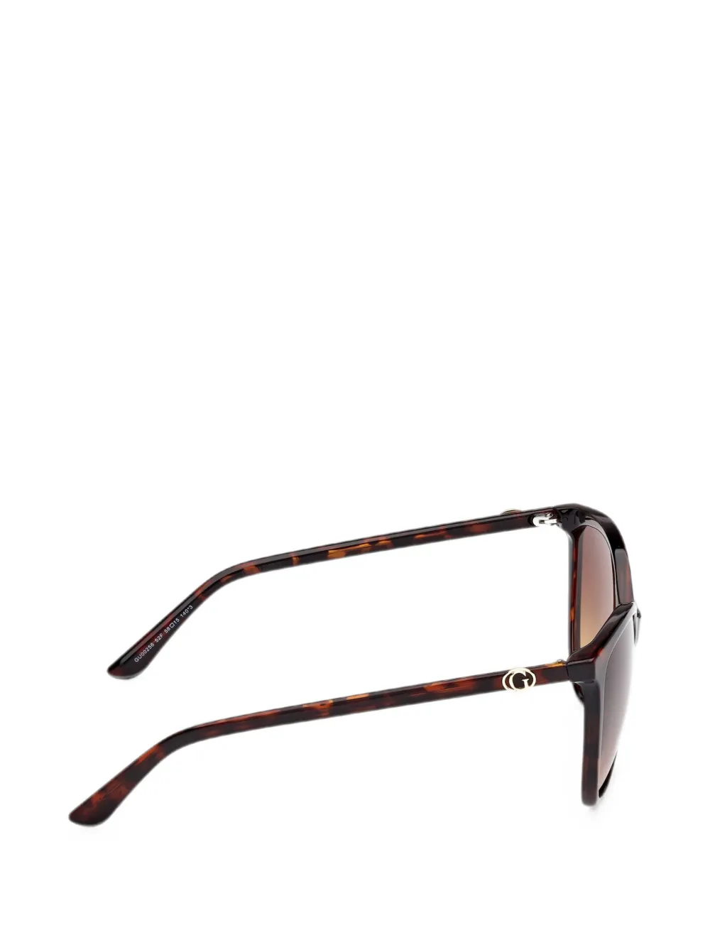 GUESS EYEWEAR Zonnebril met cat-eye montuur Bruin