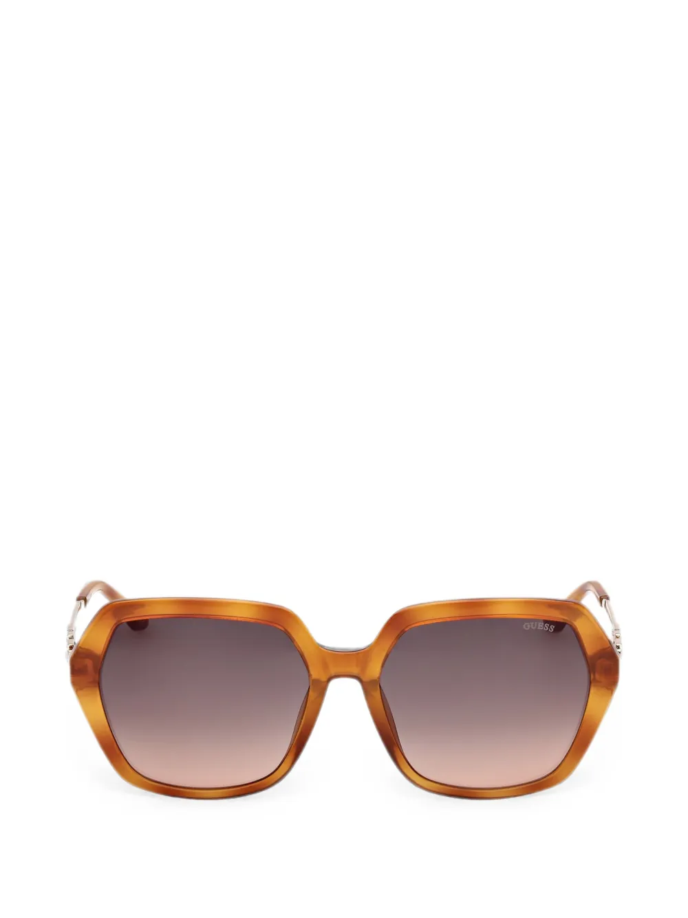 GUESS EYEWEAR Sonnenbrille in Schildpattoptik - Braun