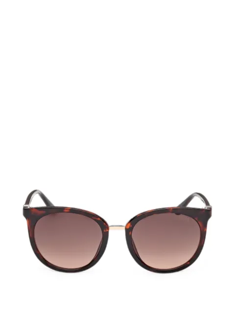 GUESS EYEWEAR Óculos de sol redondo com efeito tartaruga