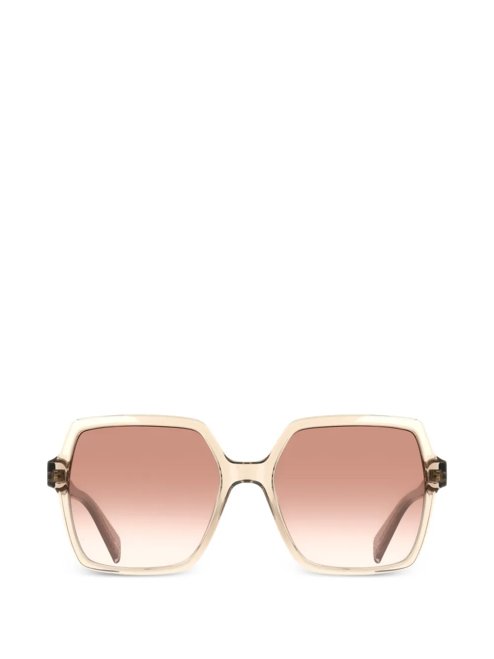 Liu •jo Monogram-print Geometric-frame Sunglasses In Neutrals