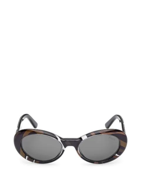 PUCCI lentes de sol con armazón ovalada
