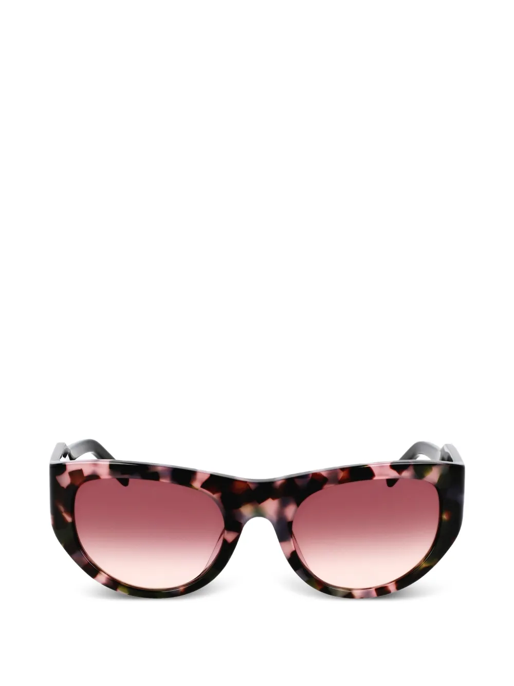 DKNY tortoiseshell-effect cat-eye frame sunglasses