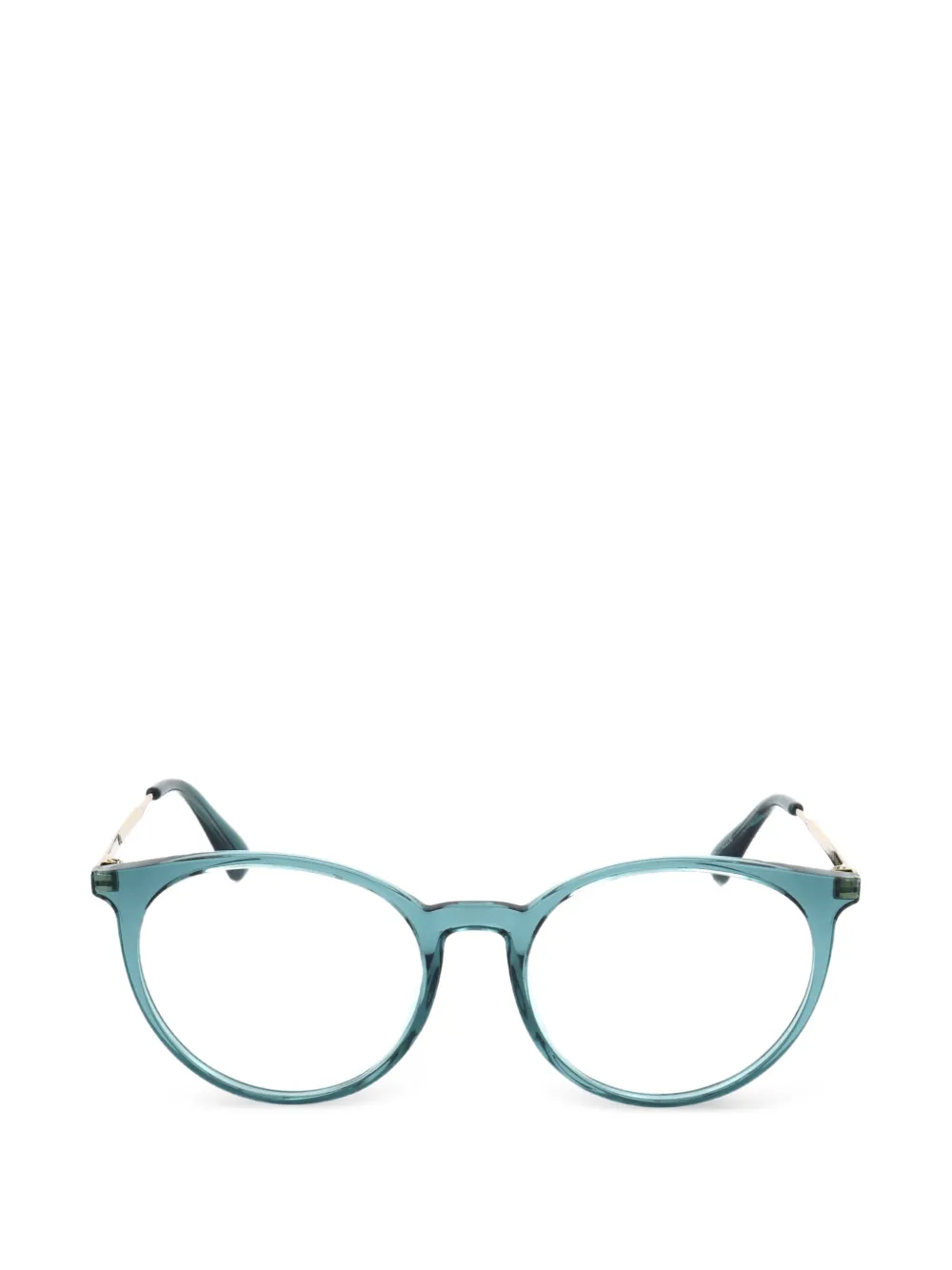 Max & Co Round-frame Glasses In Green
