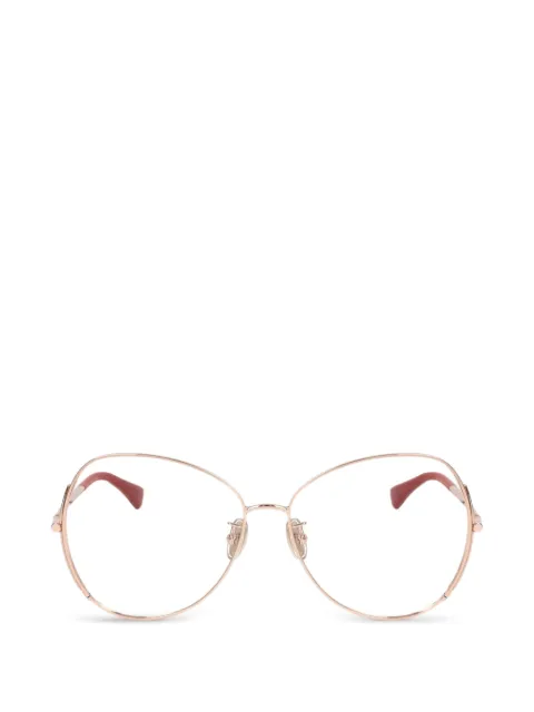 Max Mara Eyewear geometric-frame glasses
