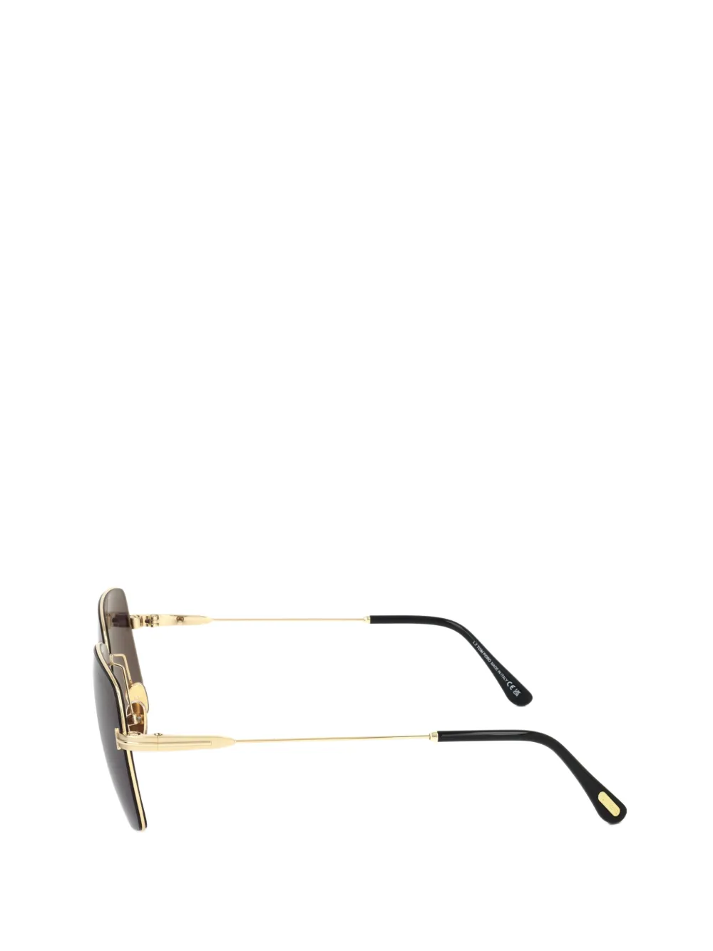 TOM FORD Eyewear Zonnebril met vierkant montuur Goud