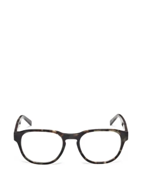 Timberland tortoiseshell-effect round-frame glasses