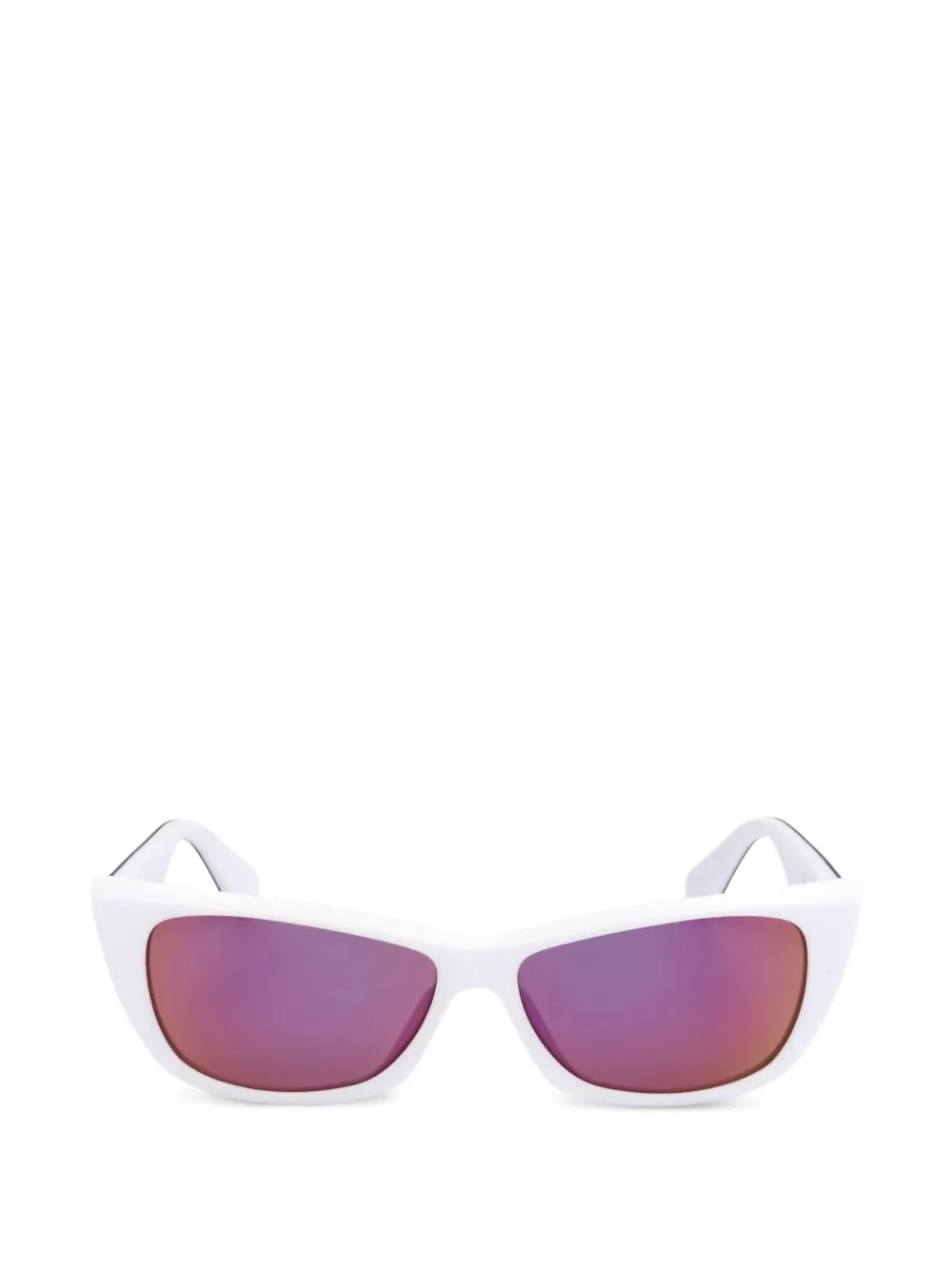 adidas Occhiali da sole cat-eye con logo - Bianco