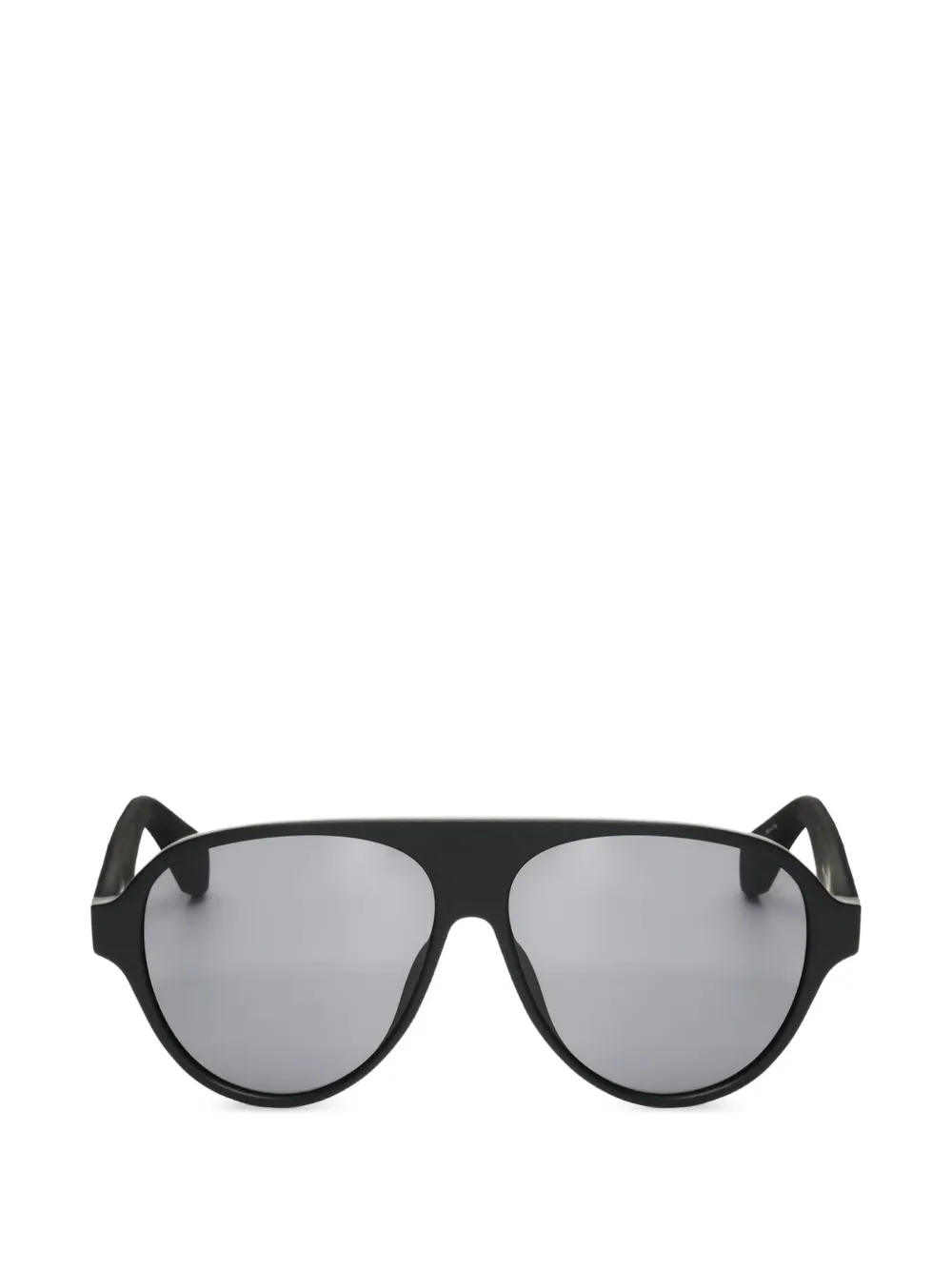adidas Pilotenbrille mit Logo-Print - Schwarz