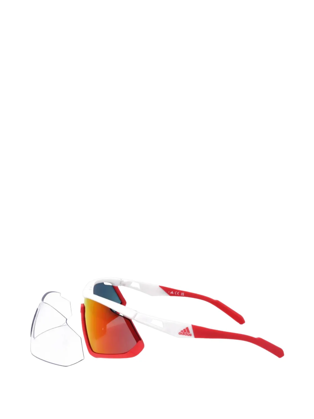 adidas Zonnebril met schild montuur Wit