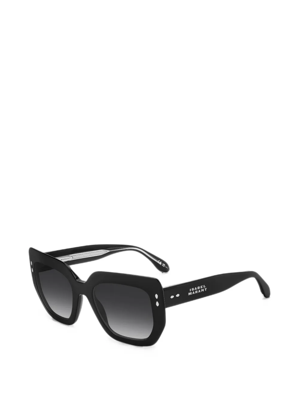 Isabel Marant Eyewear Zonnebril met geometrisch montuur Zwart
