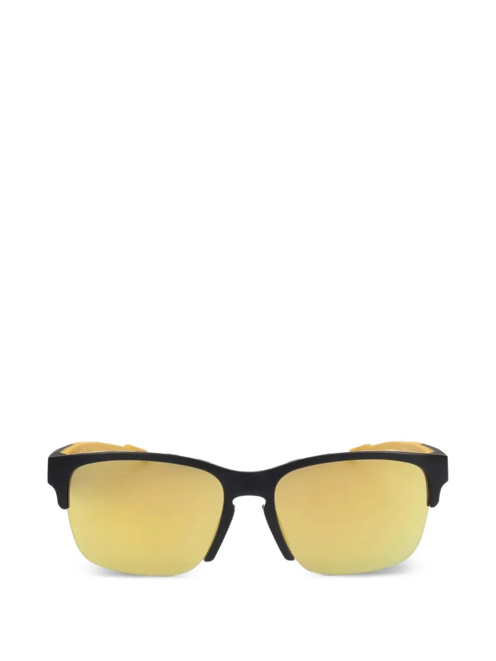 adidas Eckige Sonnenbrille mit Logo-Print - Schwarz