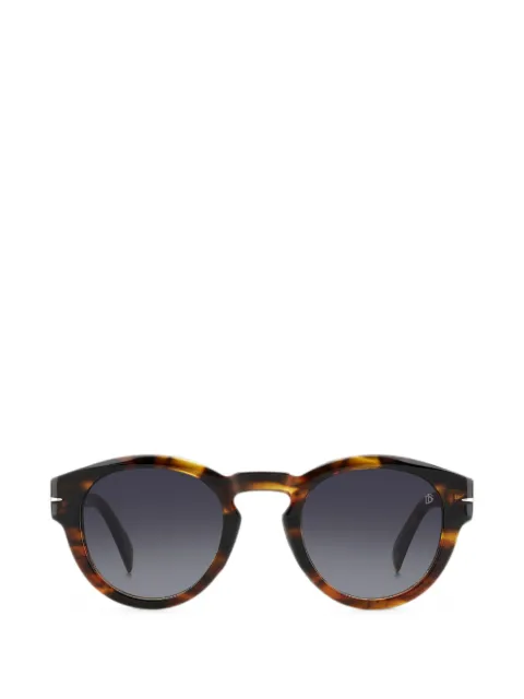 Eyewear by David Beckham lentes con armazón redonda y efecto de carey