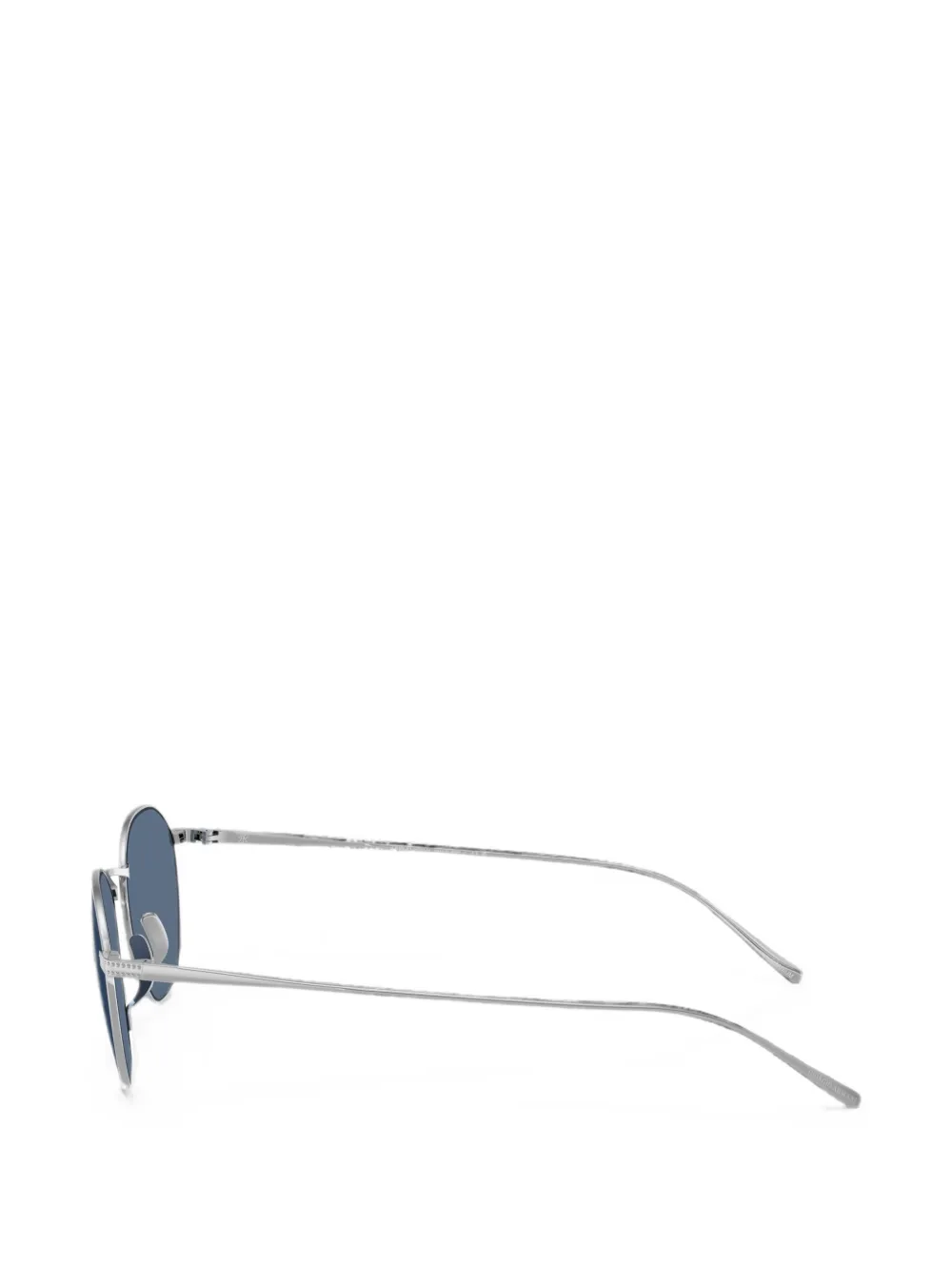 Giorgio Armani Zonnebril met geometrisch montuur Zilver