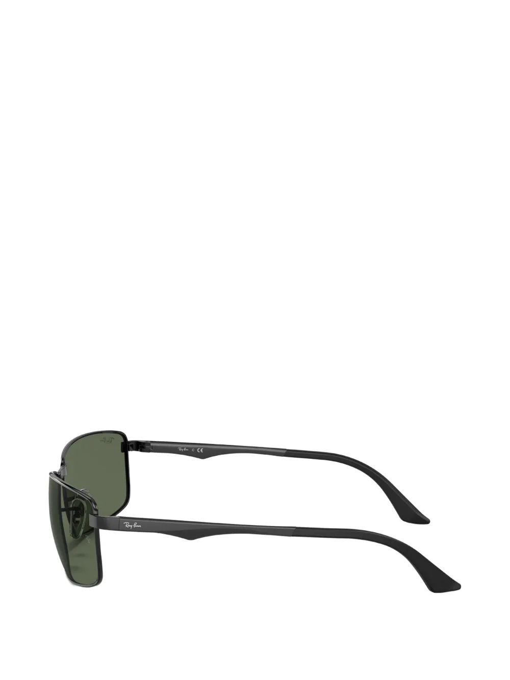 Ray-Ban Zonnebril met rechthoekig montuur Zwart
