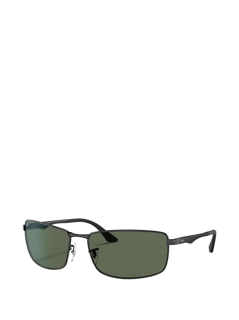 Ray-Ban Zonnebril met rechthoekig montuur Zwart