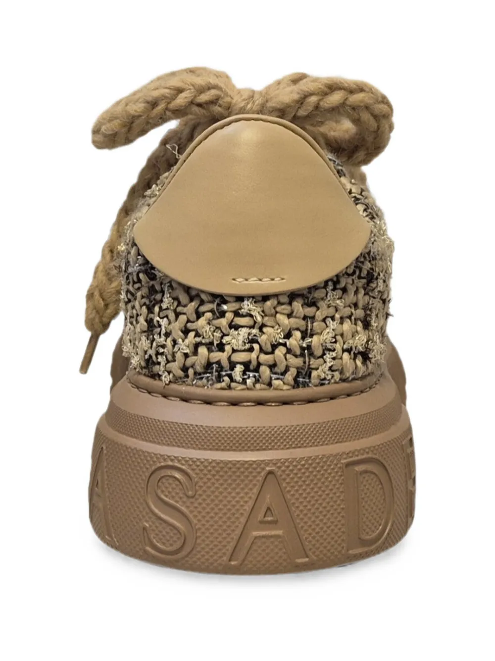 Casadei Off Road tweed chunky-sole sneakers Bruin