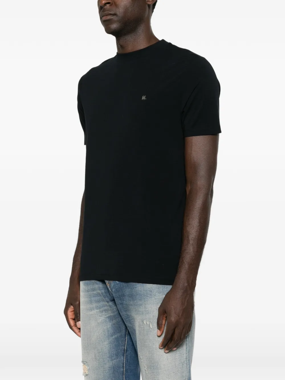 Karl Lagerfeld T-shirt met logoplakkaat Zwart
