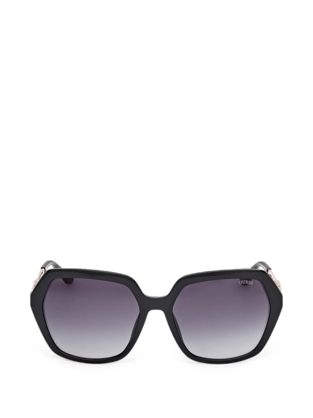 GUESS EYEWEAR Occhiali da sole geometrici - Nero