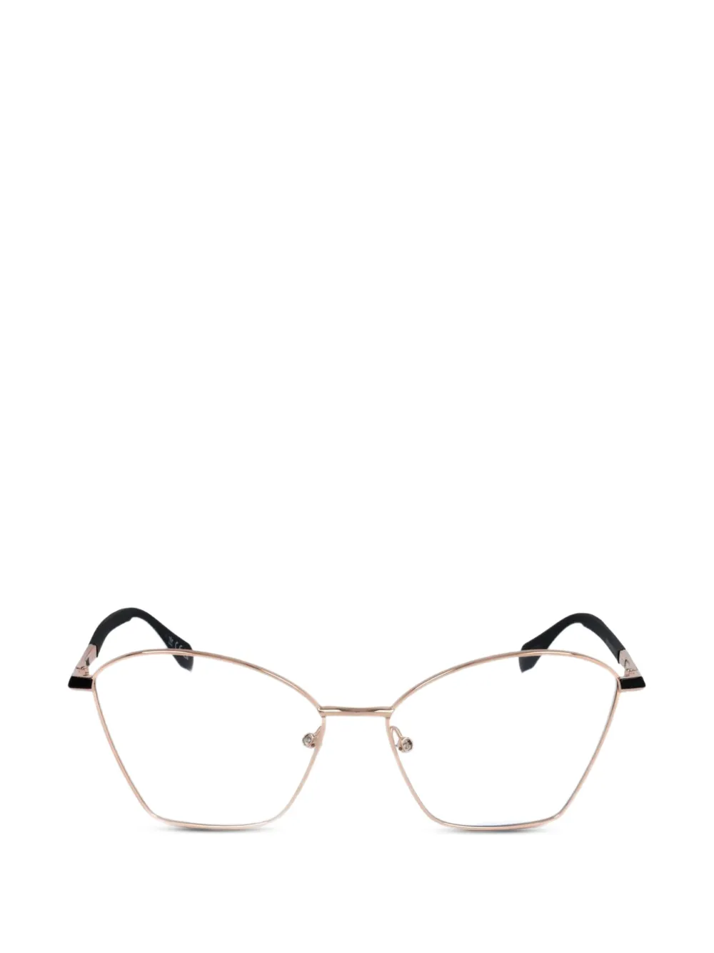 adidas geometric-frame glasses