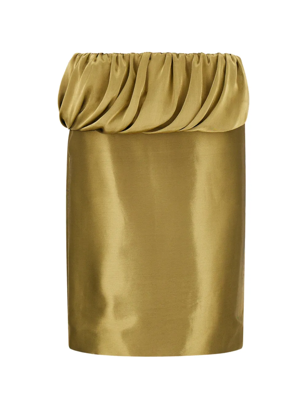 Ferragamo liquid lamé skirt - Oro