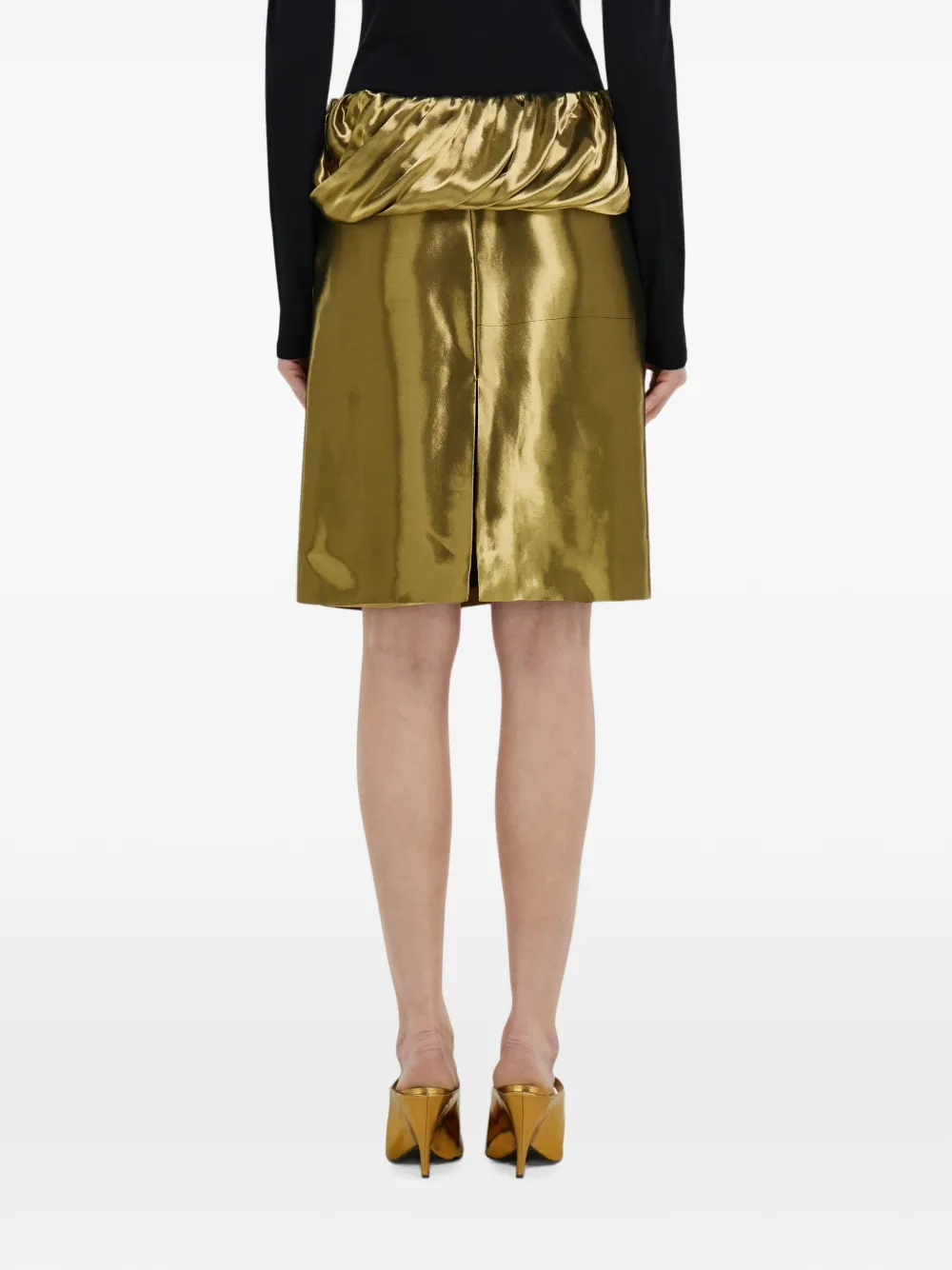 Ferragamo Lamé rok Goud