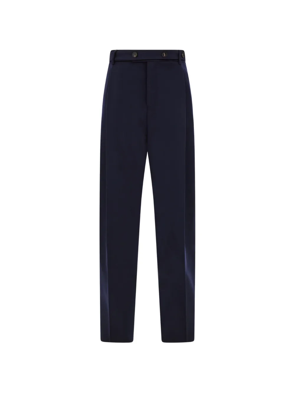 Ferragamo tailored trousers with button detail - Blu