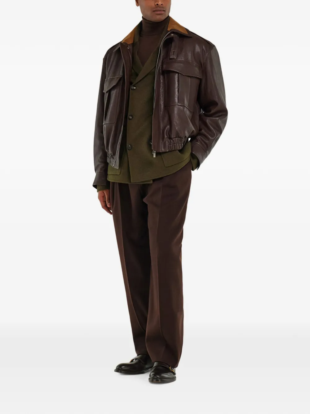 Ferragamo Nappa blouson Bruin