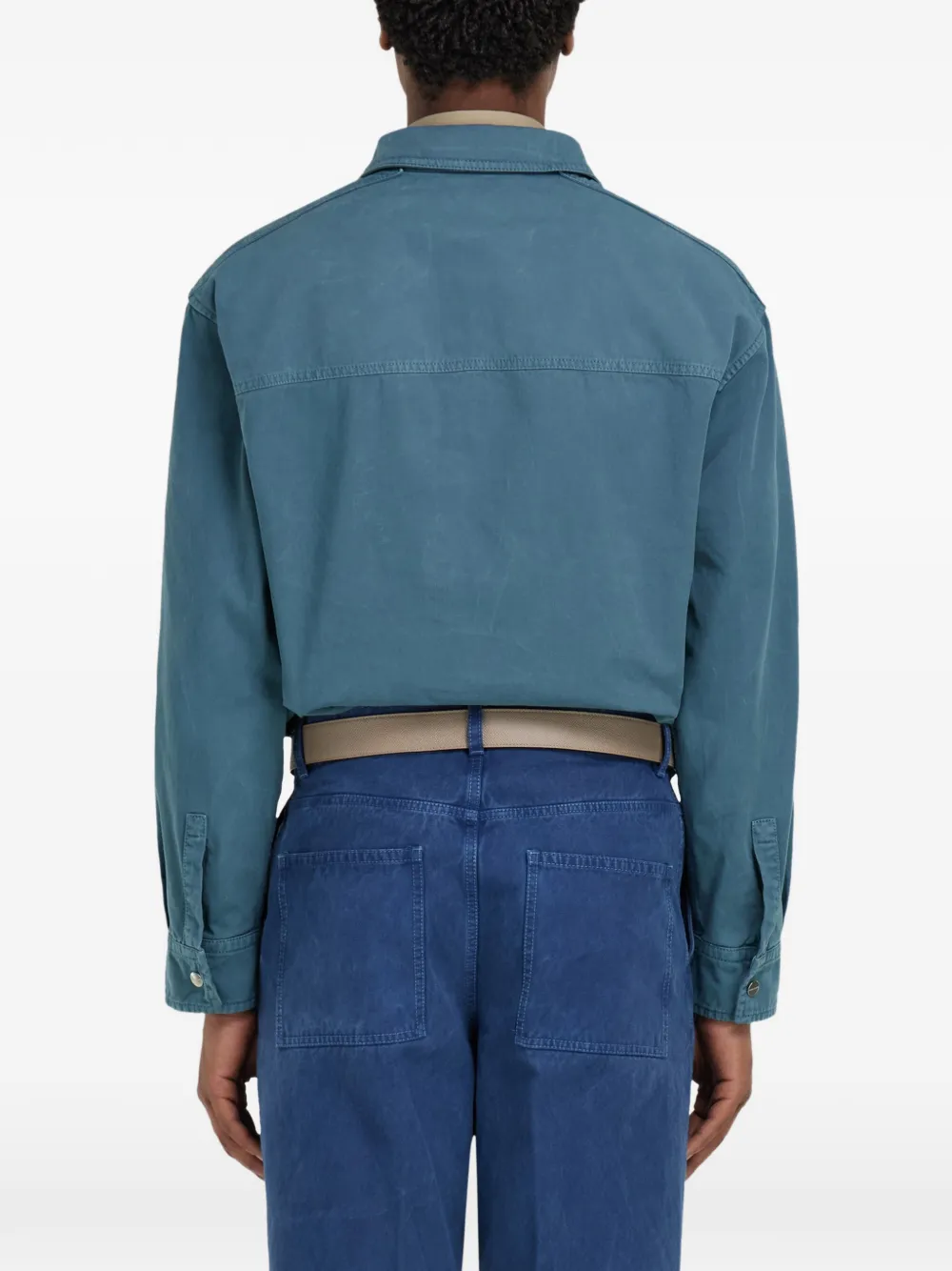 Ferragamo Workwear overhemd Blauw