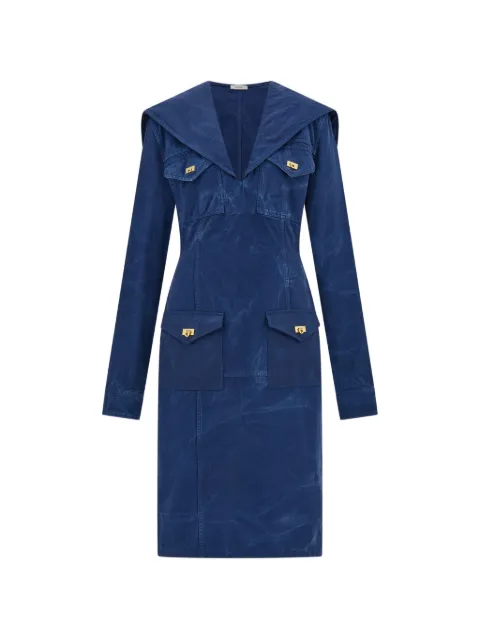 Ferragamo vestido con efecto lavado