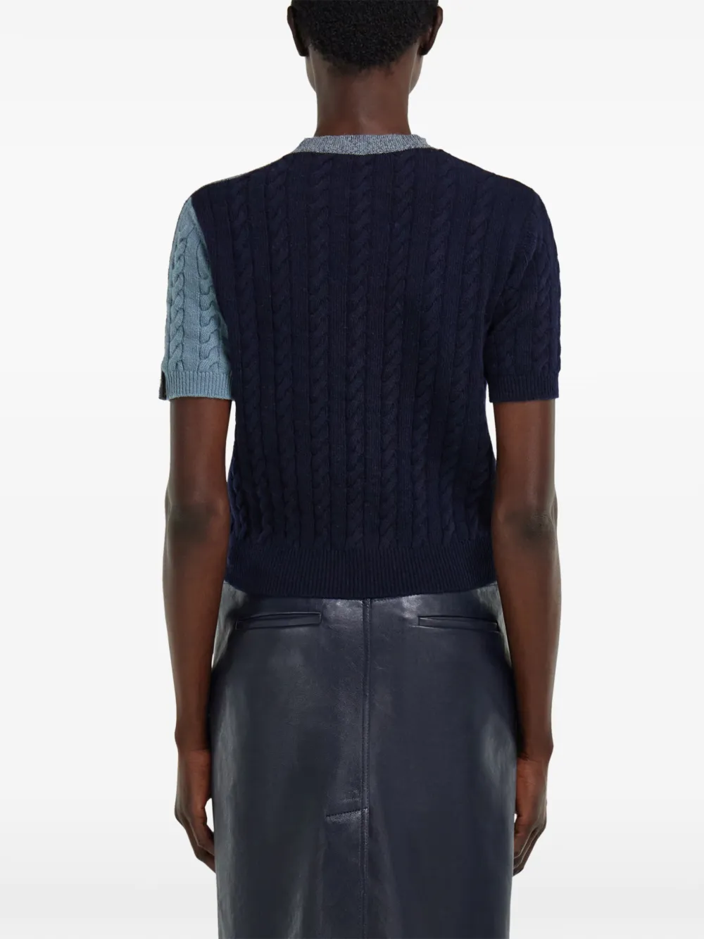 Ferragamo Gancio top met korte mouwen Grijs