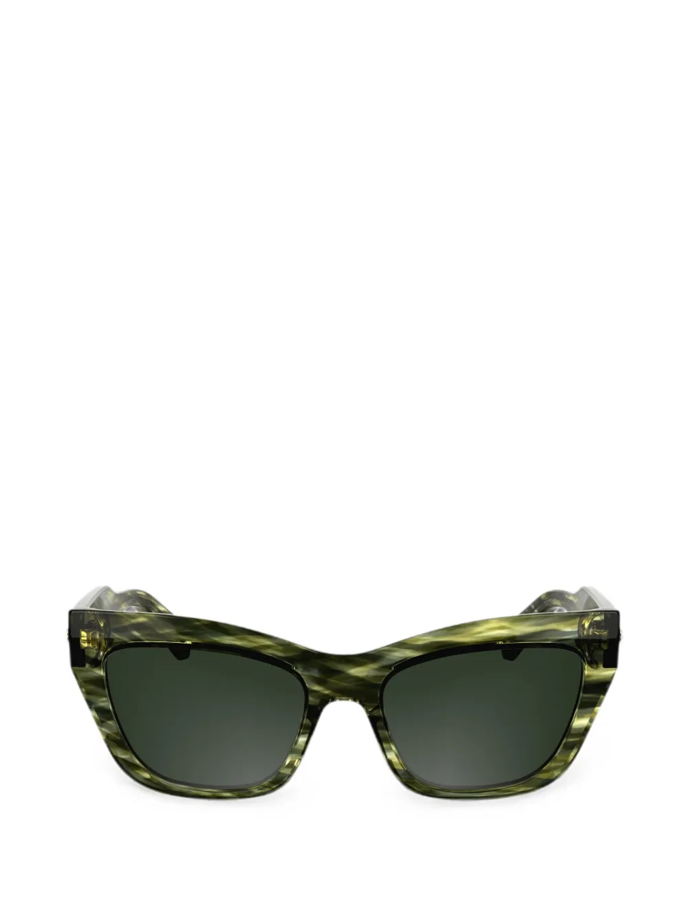 Longchamp striped cat-eye sunglasses