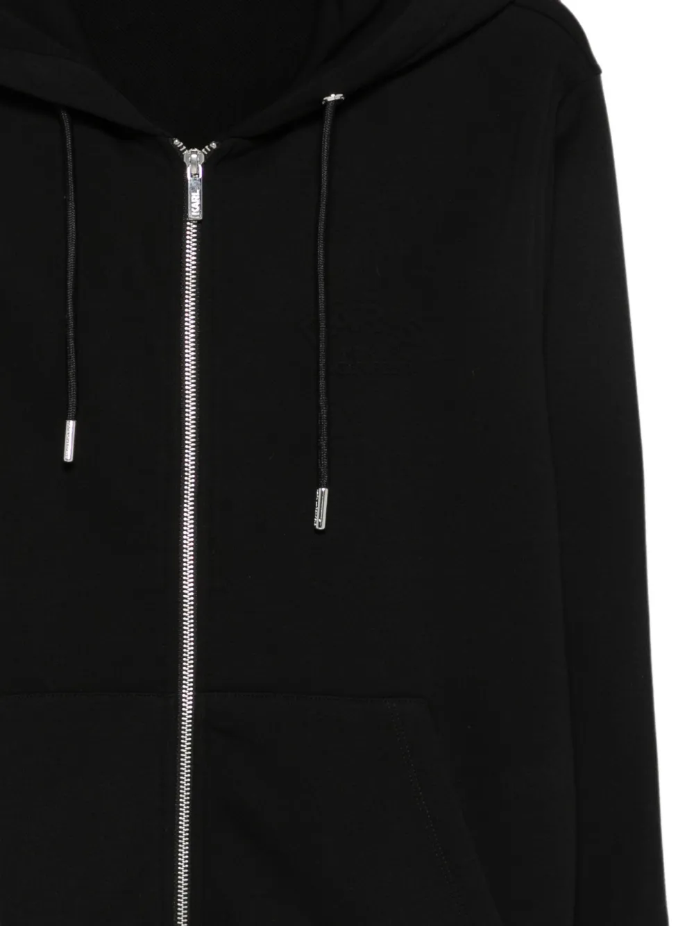 Karl Lagerfeld Hoodie met trekkoord Zwart