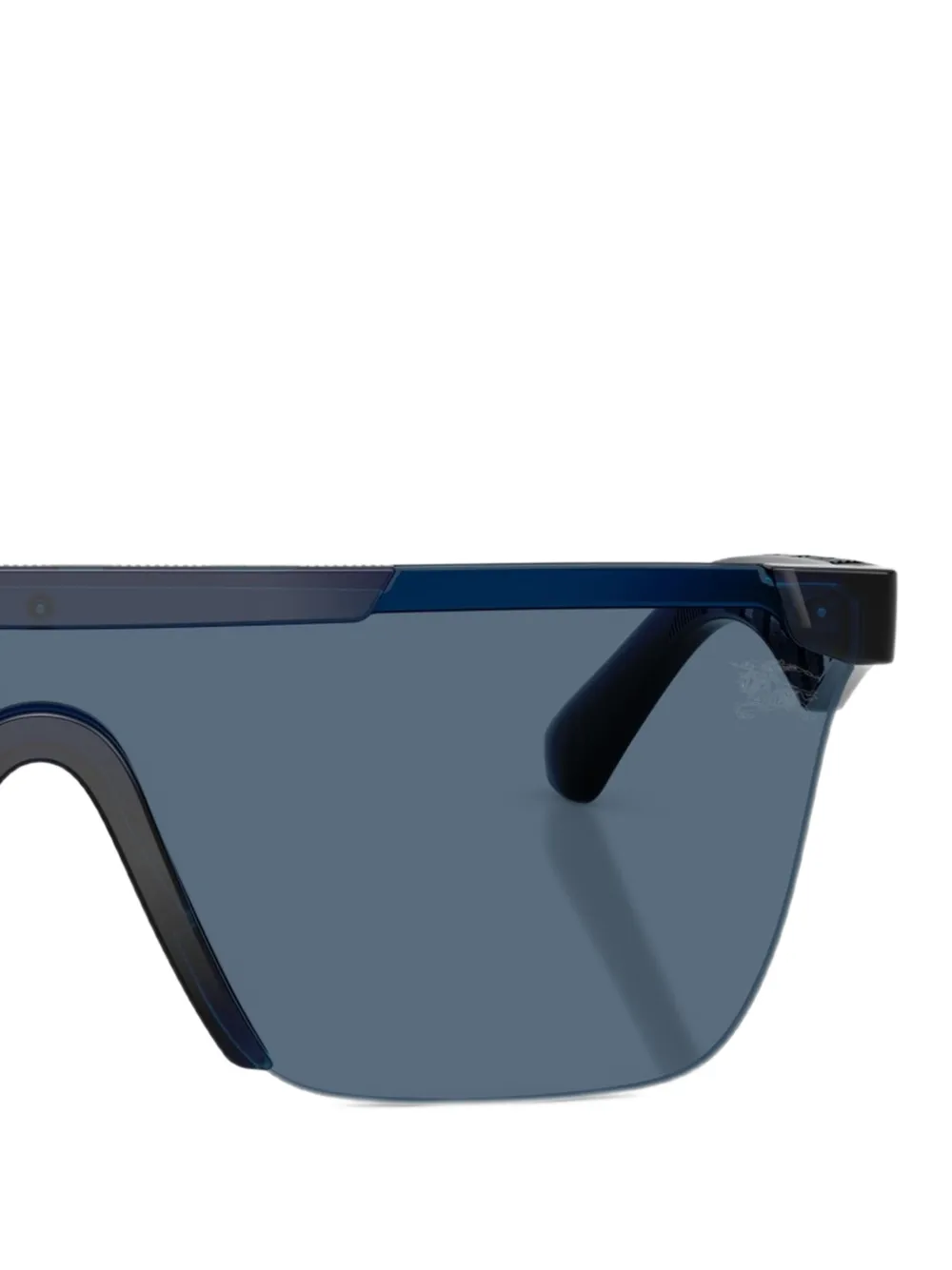 Burberry Eyewear Zonnebril met geometrisch montuur Blauw