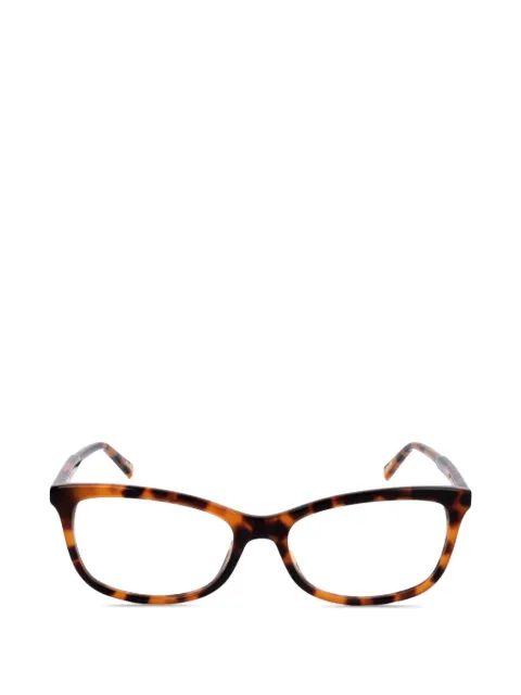 Levi's tortoiseshell-effect rectangle-frame glasses