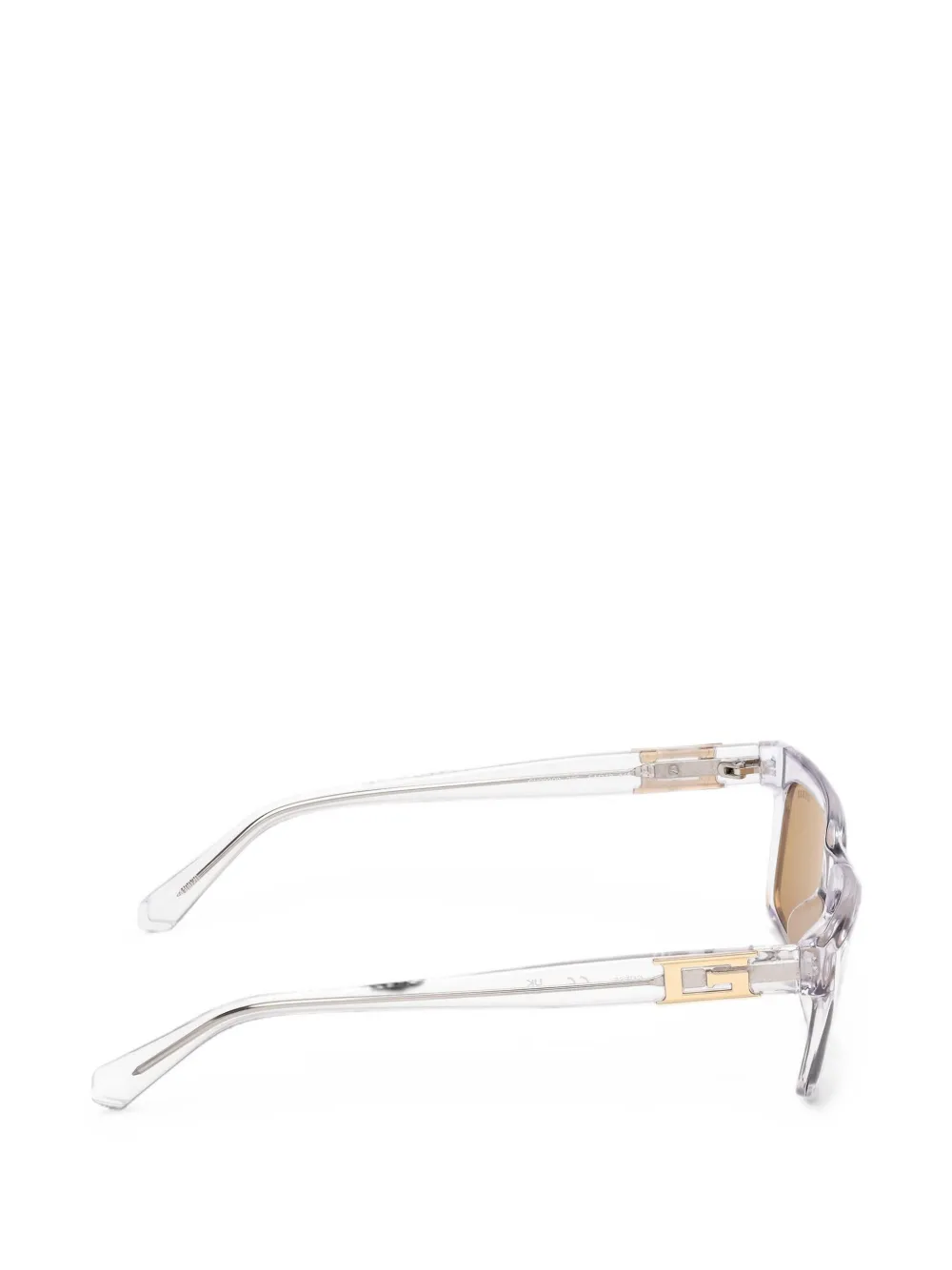 GUESS EYEWEAR Zonnebril met rechthoekig montuur Wit