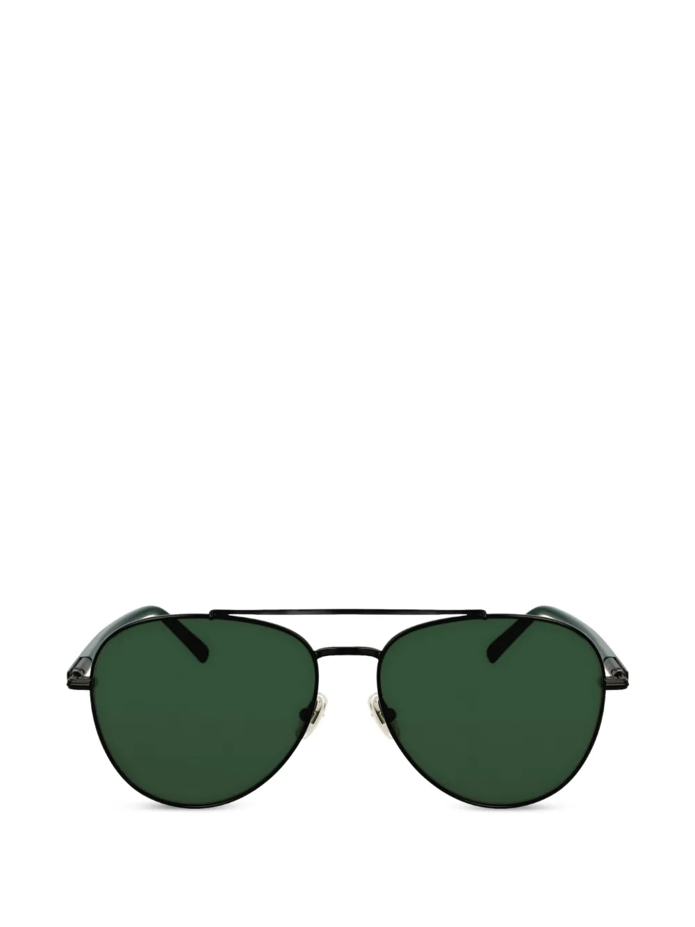 Ferragamo Eyewear Pilotenbrille mit Doppelsteg - Schwarz