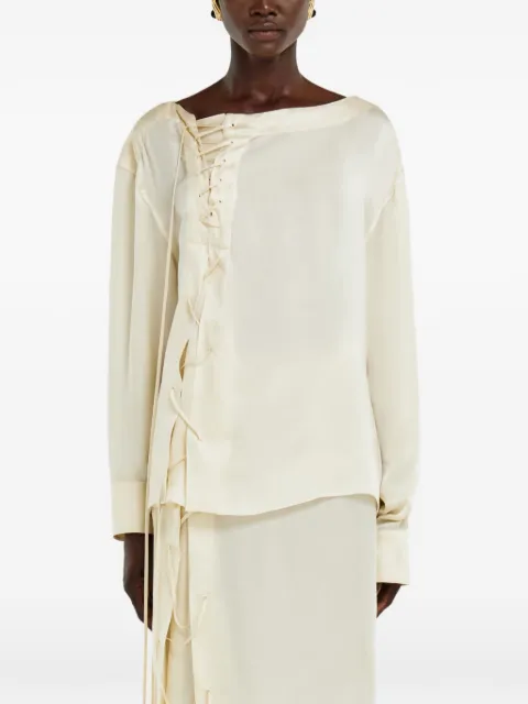 Ferragamo blouse à détail noué