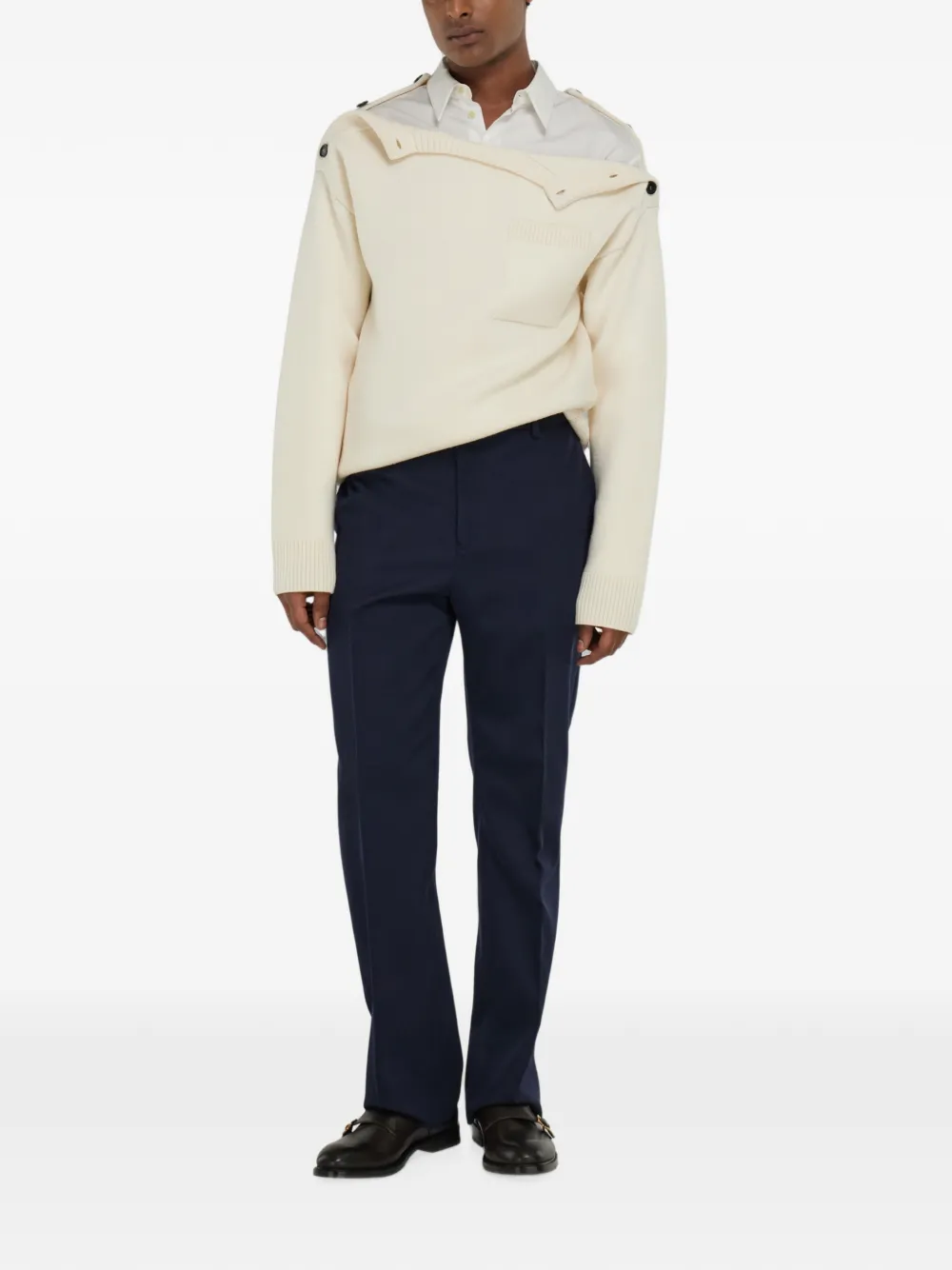 Ferragamo Geplooide pantalon Blauw
