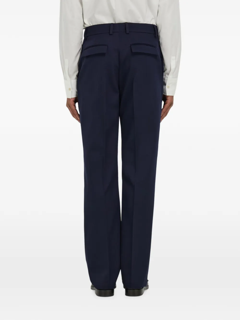 Ferragamo Geplooide pantalon Blauw