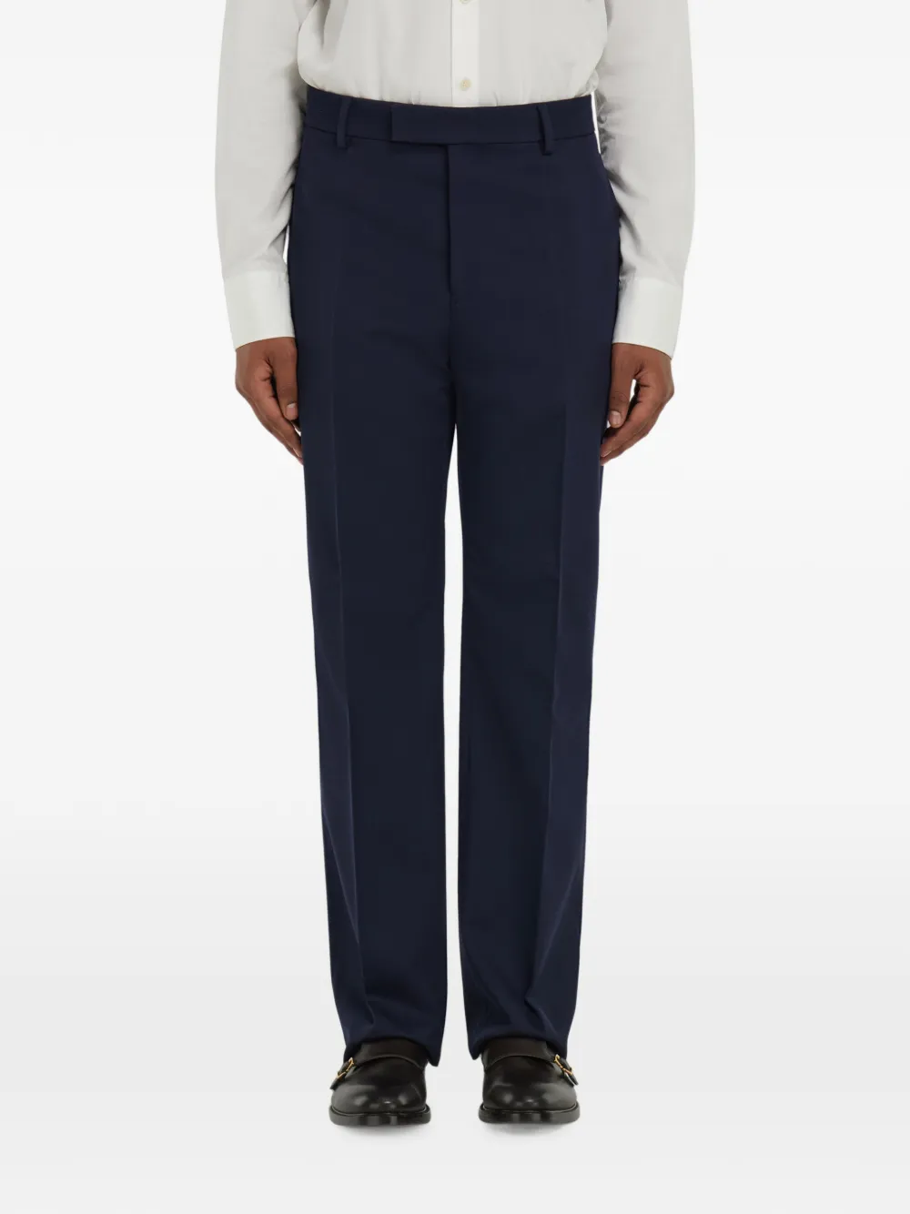 Ferragamo Geplooide pantalon Blauw