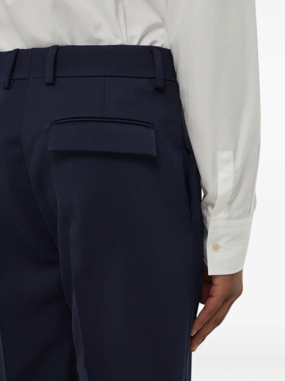Ferragamo Geplooide pantalon Blauw